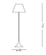 Lampa Ideal Lux London PT1 Cromo - 032382