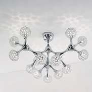 Lampa Ideal Lux Nodi Crystal PL15 Cromo - 093512
