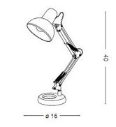 Lampa Ideal Lux Kelly TL1 - 108117