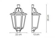 Lampa Ideal Lux Anna AP1 Big - 120423